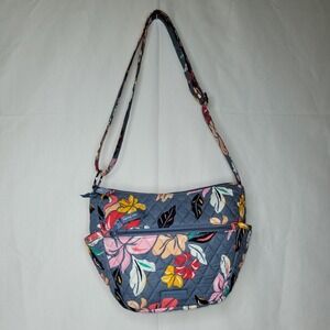Vera Bradley Quilted Tropical Floral Shoulder Bag